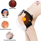 Gladiora knee massager with heating element on a leg and is used for sports injury, knee pain, swelling of joints, and cold/wet knees.