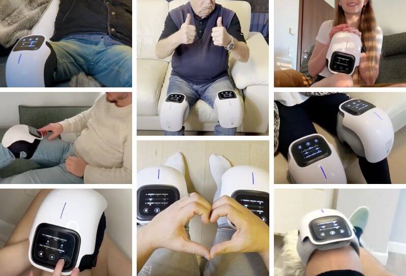 very effective knee massager, trusted and loved by thousands, happy users, 5 star rating, real pain relief. Get the best results with Gladiora knee massager